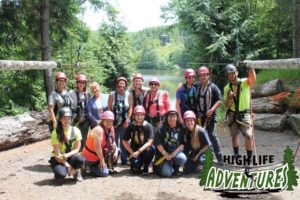 Blog - Team Zip-lining Photo